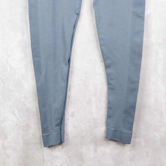Set Active Leggings Womens Size Medium Gray Blue Sculptflex Seamless Mid-Rise - Picture 4 of 7